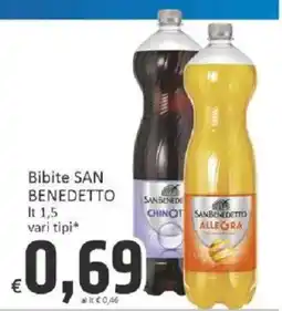 Paghi Poco Bibite SAN BENEDETTO offerta