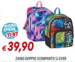 Galassia Zaino doppio scomparto sj ever offerta