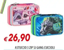 Galassia ASTUCCIO 3 ZIP SJ GANG CUCCIOLI offerta