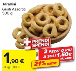 Carrefour Market Tarallini Gusti Assortiti offerta