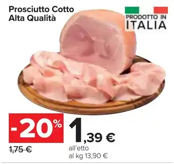 Carrefour Market Prosciutto Cotto Alta Qualità offerta