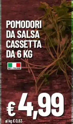 Galassia Pomodori da salsa cassetta offerta