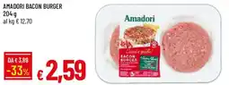 Galassia Amadori Bacon Burger offerta