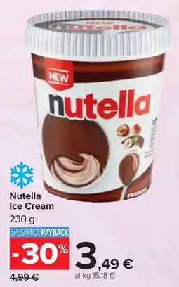 Carrefour Market Nutella Ice Cream offerta