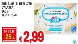 Galassia Arbi Cuori di Merluzzo d'Alaska offerta