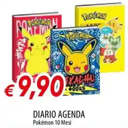 Galassia DIARIO AGENDA Pokémon 10 Mesi offerta