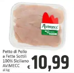 Paghi Poco Petto di Pollo AVIMECC offerta