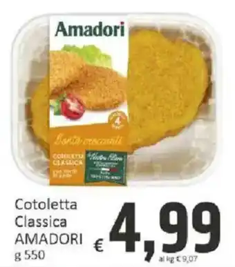 Paghi Poco Cotoletta Classica AMADORI offerta