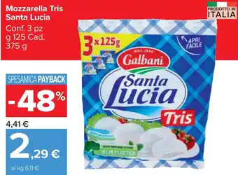 Mozzarella Tris Santa Lucia