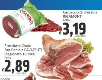 Paghi Poco Carpaccio di Bresaola RIGAMONTI offerta