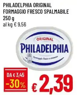 Galassia PHILADELPHIA ORIGINAL FORMAGGIO FRESCO SPALMABILE offerta