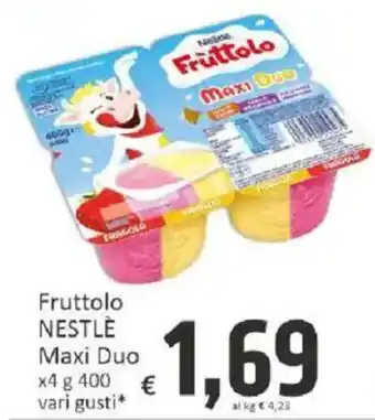 Paghi Poco Fruttolo NESTLÈ Maxi Duo offerta
