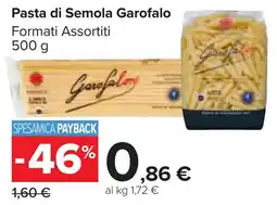 Carrefour Market Pasta di Semola Garofalo offerta