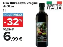 Carrefour Market Olio 100% Extra Vergine di Oliva offerta