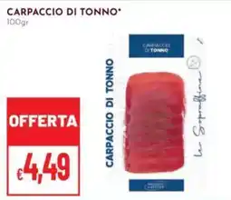 Pan Carpaccio di tonno le Sopralline offerta