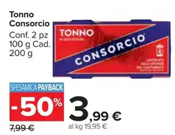 Carrefour Market Tonno Consorcio offerta