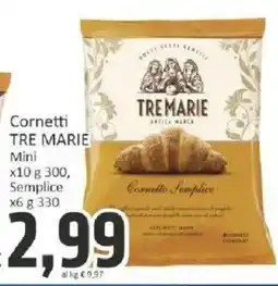 Paghi Poco Cornetti TRE MARIE offerta