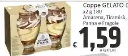 Paghi Poco Coppe GELATO D'ITALIA offerta