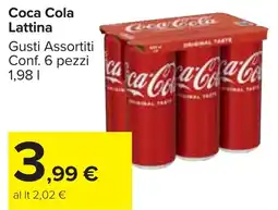 Carrefour Market Coca Cola Lattina offerta