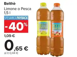 Carrefour Market Belthè Limone o Pesca offerta