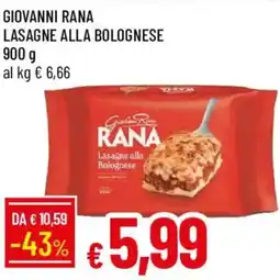 Galassia Giovanni Rana Lasagne alla Bolognese offerta