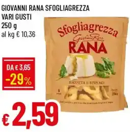 Galassia Sfogliagrezza RANA offerta