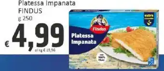 Paghi Poco Platessa Impanata Findus offerta