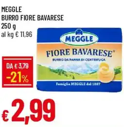 Galassia MEGGLE BURRO FIORE BAVARESE offerta