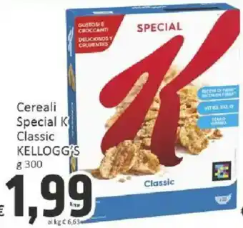 Paghi Poco Cereali Special K Classic KELLOGG'S offerta