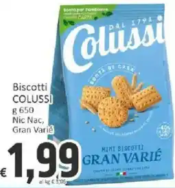 Paghi Poco Biscotti COLUSSI offerta