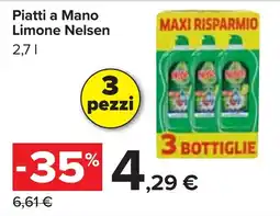 Carrefour Market Piatti a Mano Limone Nelsen offerta