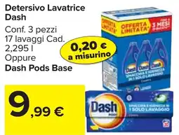 Carrefour Market Detersivo Lavatrice Dash offerta