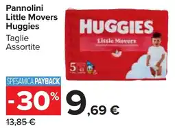 Carrefour Market Pannolini Little Movers Huggies offerta