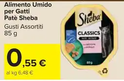 Carrefour Market Alimento Umido per Gatti Patè Sheba offerta