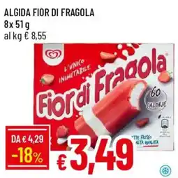 Galassia Algida Fior di Fragola offerta