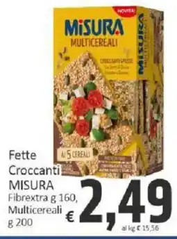 Paghi Poco Fette Croccanti MISURA Multicereali offerta