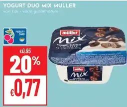 Pan YOGURT DUO MIX MULLER offerta