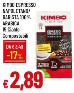 Galassia KIMBO ESPRESSO NAPOLETANO/ BARISTA 100% ARABICA offerta