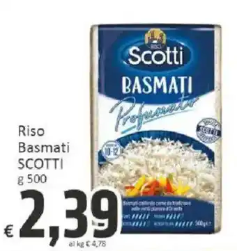 Paghi Poco Riso Basmati SCOTTI offerta
