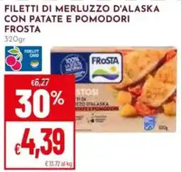 Pan Filetti di merluzzo d'Alaska con patate e pomodori Frosta offerta