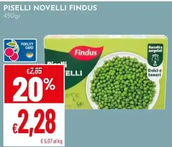 Pan Piselli Novelli Findus offerta