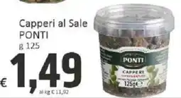 Paghi Poco Capperi al Sale PONTI offerta