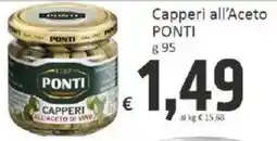 Paghi Poco Capperi all'Aceto PONTI offerta