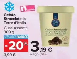 Carrefour Market Gelato Stracciatella Terre d'Italia offerta