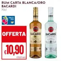 Pan Rum Carta Blanca/Oro Bacardi offerta