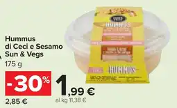 Carrefour Market Hummus di Ceci e Sesamo Sun & Vegs offerta