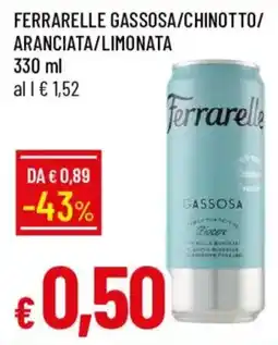 Galassia Ferrarelle Gassosa offerta
