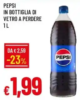 Galassia PEPSI IN BOTTIGLIA DI VETRO A PERDERE offerta