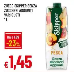 Galassia Zuegg Skipper senza zuccheri aggiunti offerta