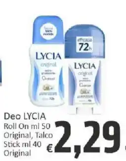 Paghi Poco Deo LYCIA offerta